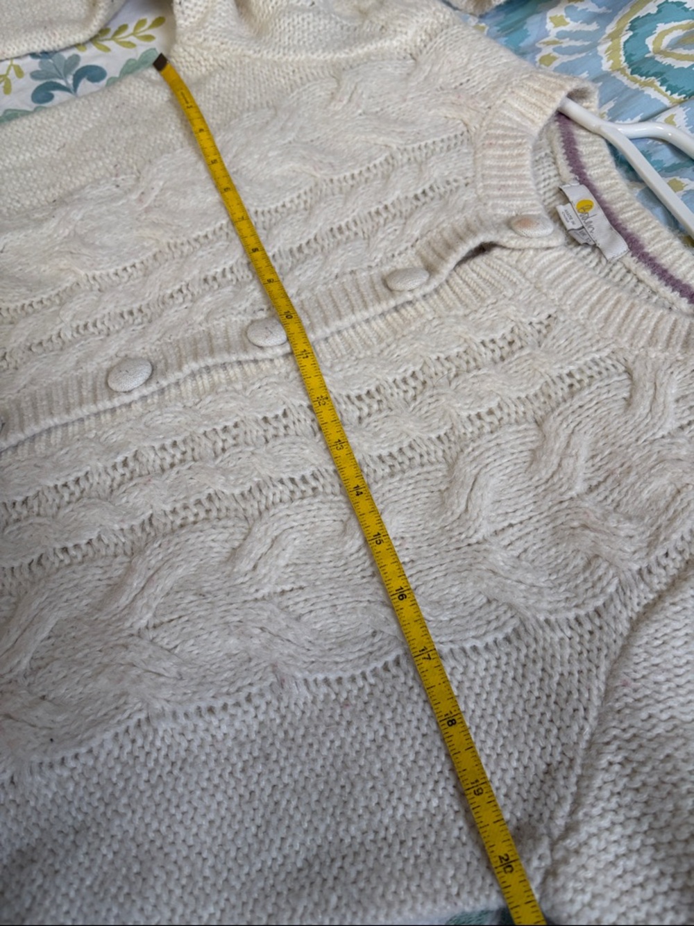 BODEN CLAIRE CARDIGAN - IVORY - Picture 9 of 10